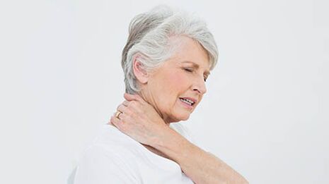 La douleur au cou est la cause de l'ostéochondrose cervicale. 